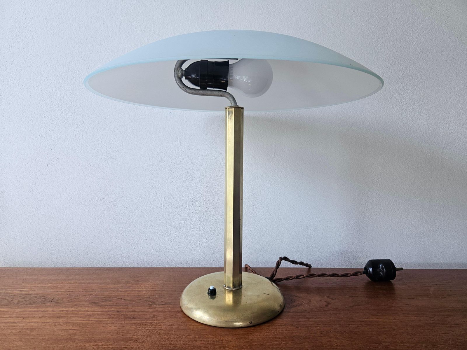Zeer zeldzame art deco tafel- of bureaulamp, Duitsland, jaren 1930 photo Verlichting