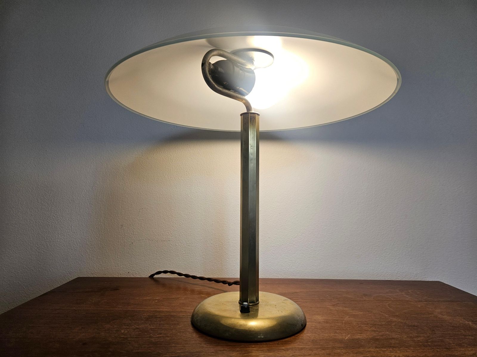 photo furniture Zeer zeldzame art deco tafel- of bureaulamp, Duitsland, jaren 1930