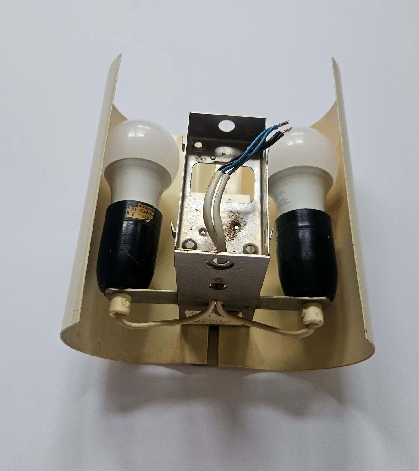 386.0 Uiterst zeldzame mid-century wandlamp, Italië, jaren 1960 photo