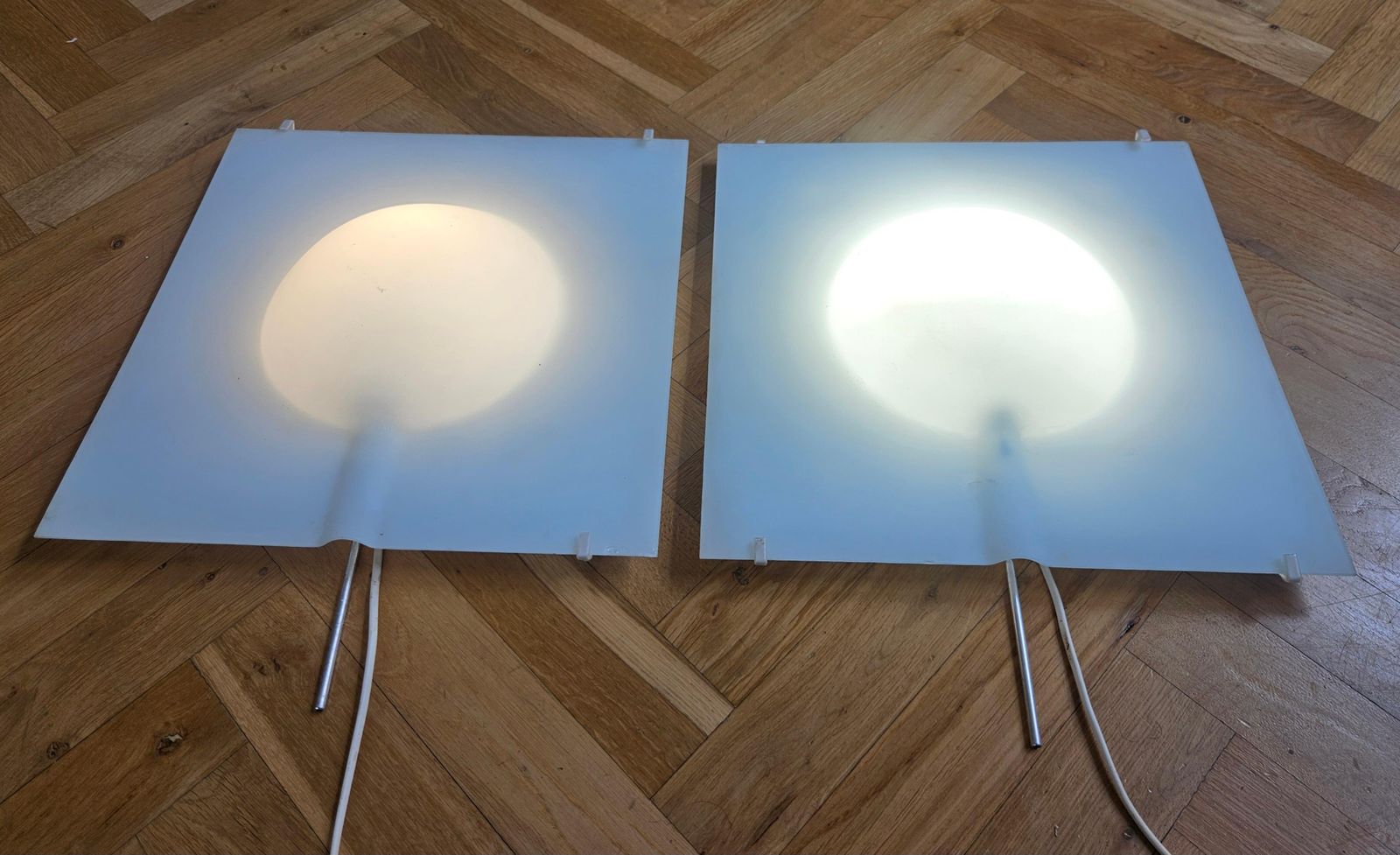 Pair Of Large Midcentury Wall Lamps Ikea Design Cecilia Johansson, Sweden, 1980s photo buy