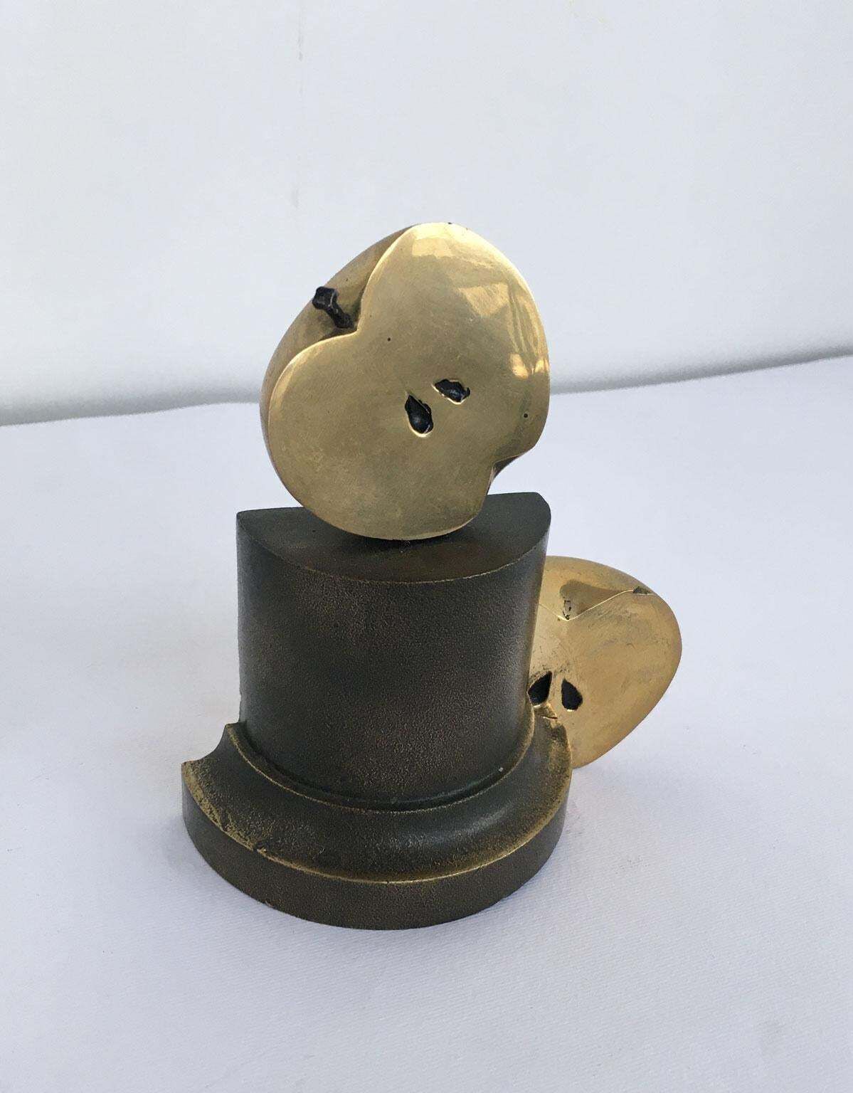 Sculpture abstraite en bronze Vanni Viviani Monumentalmente Vostro, Italie photo Art