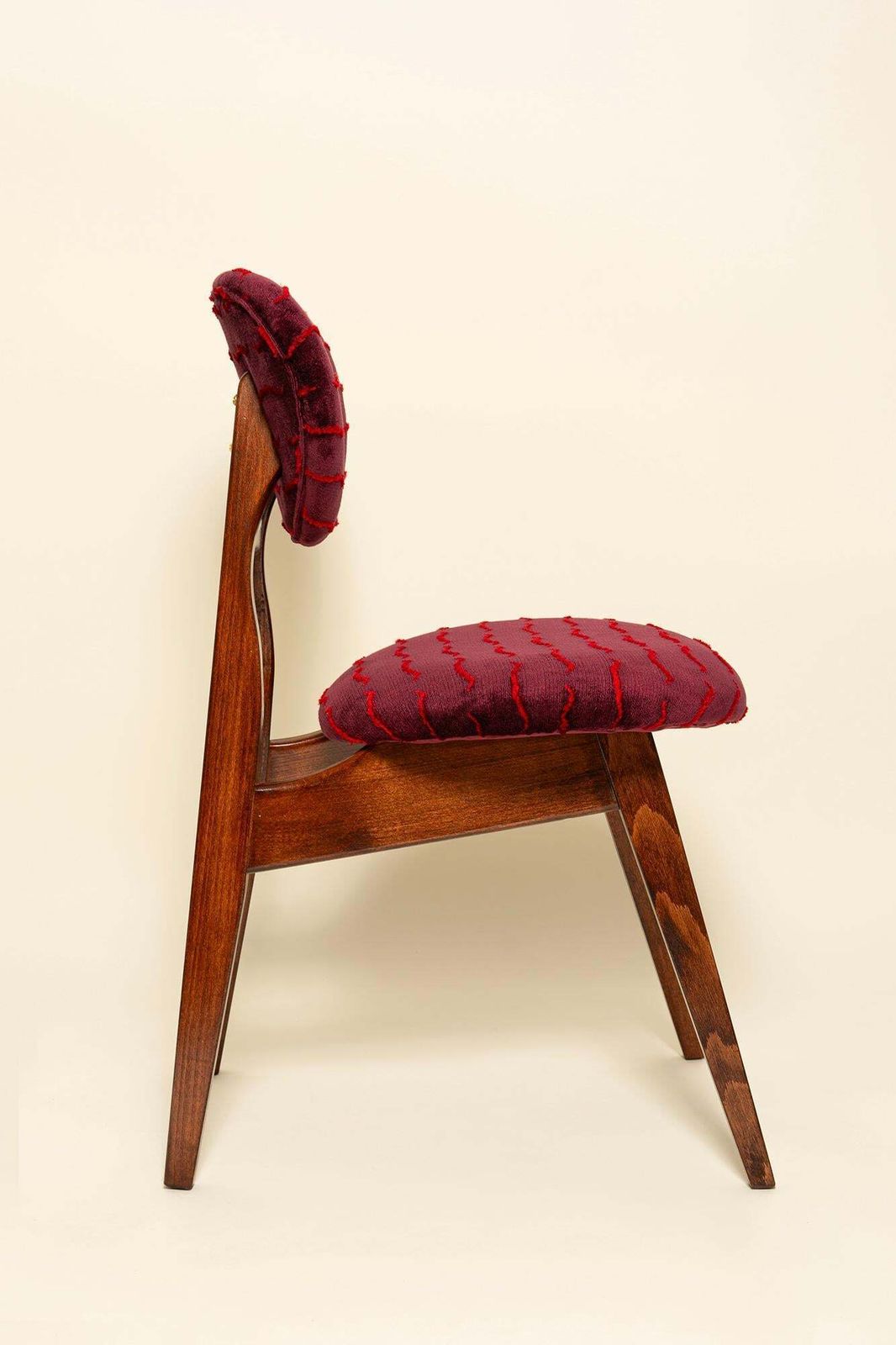 Mid-Century Mushroom Chair, Nouvelles Vagues Velvet, Dedar, J. Kedziorek, jaren 1960 photo Meubels