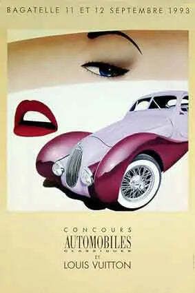 Sérigraphie signée Razzia, Louis Vuitton Bagatelle 1993