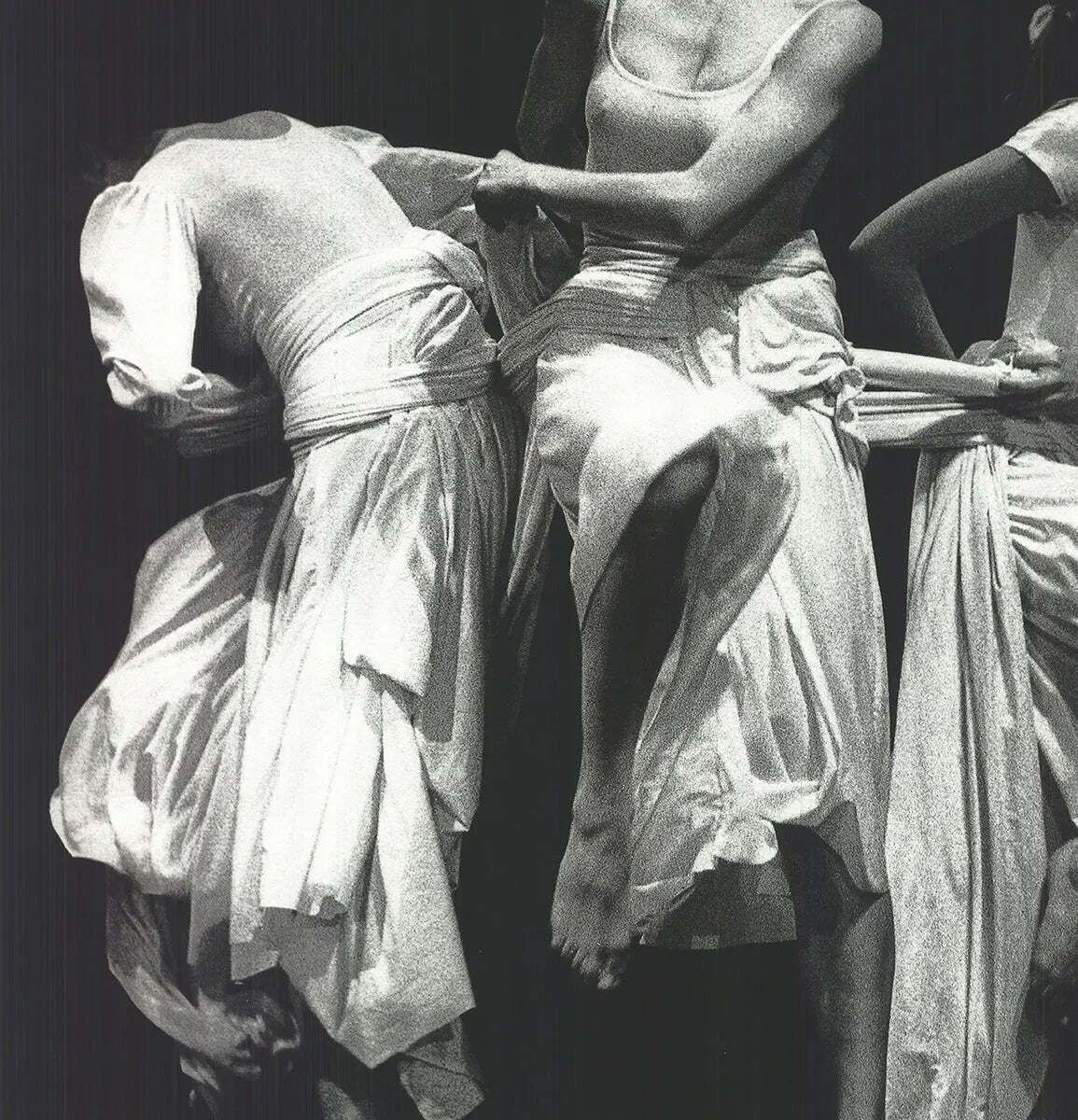 Original Carolyn Carlson Compagne Ann Dreyfus Black And White Art Poster photo Kunst