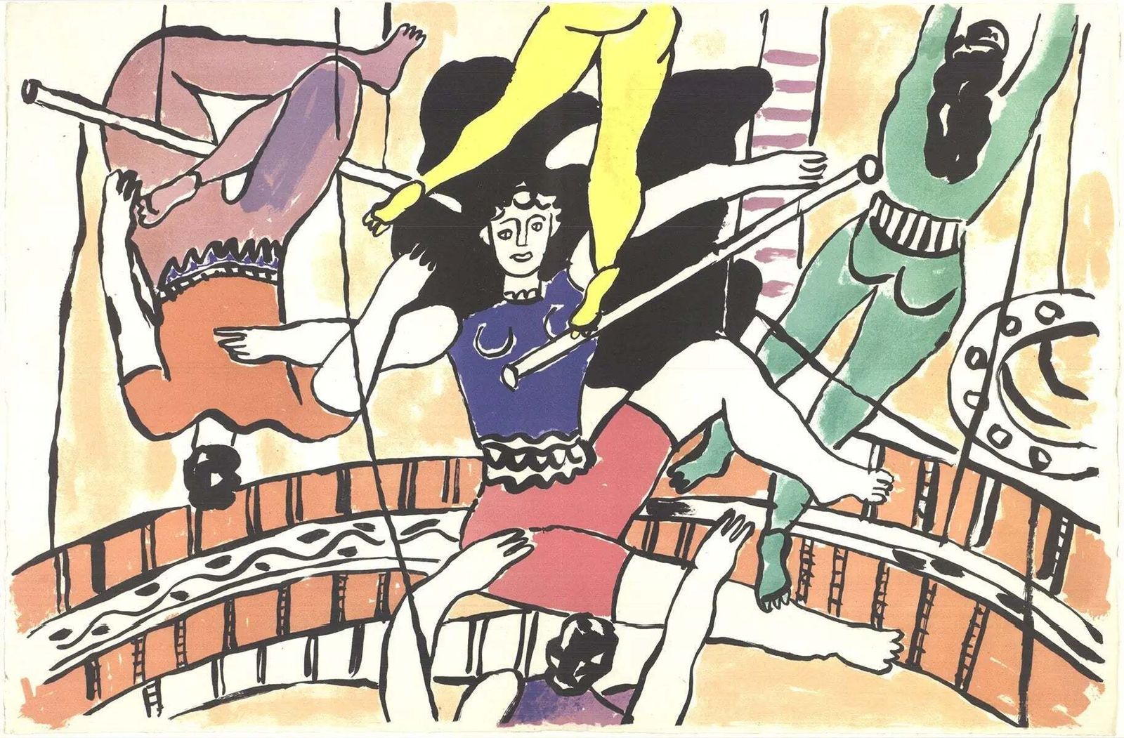 Affiche d'exposition Fernand Leger, A Circus Family, Baltimore Museum photo furniture
