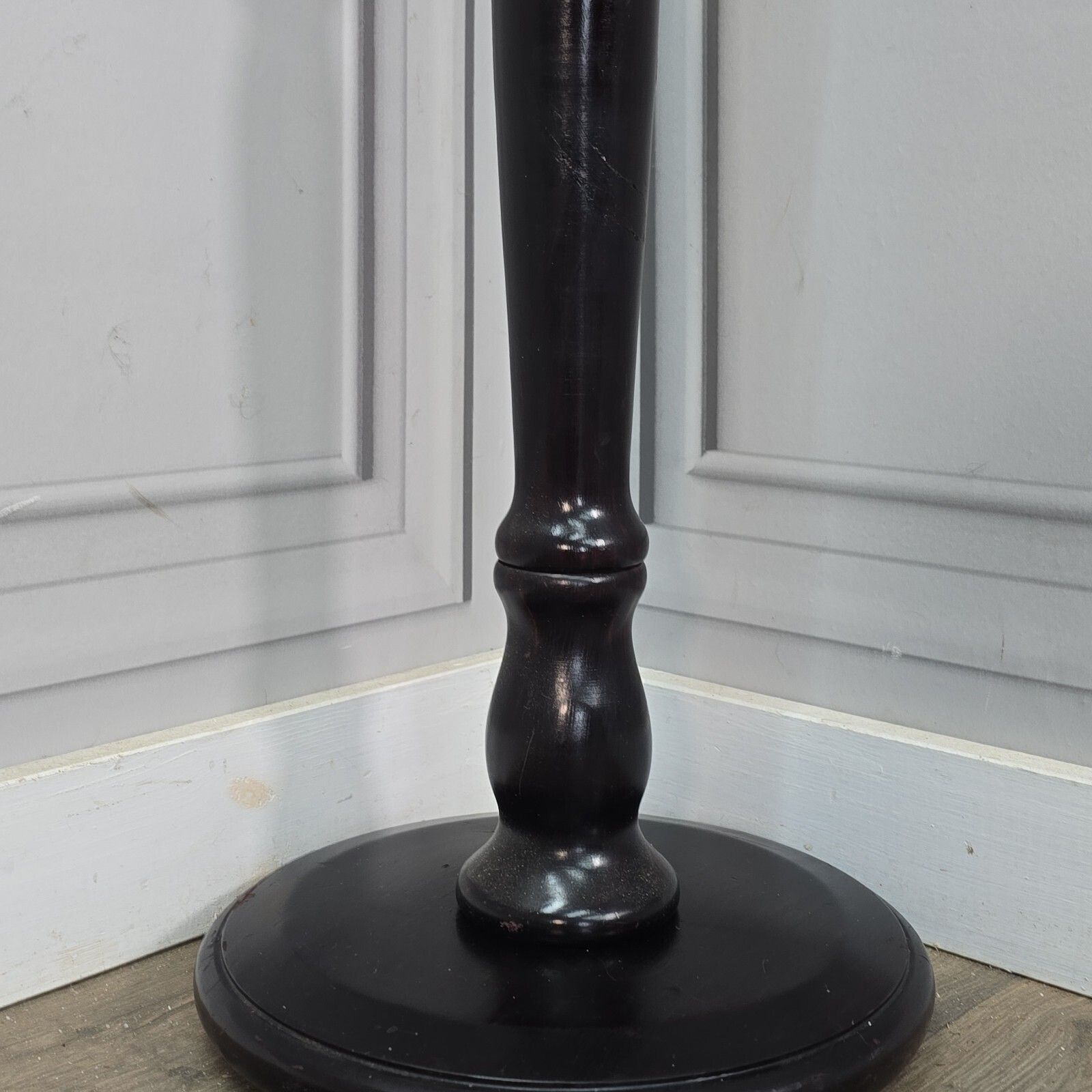 Vintage Wooden Standard Lamp   Retro Turned Floor Room Light   For Re Wire photo 70.0