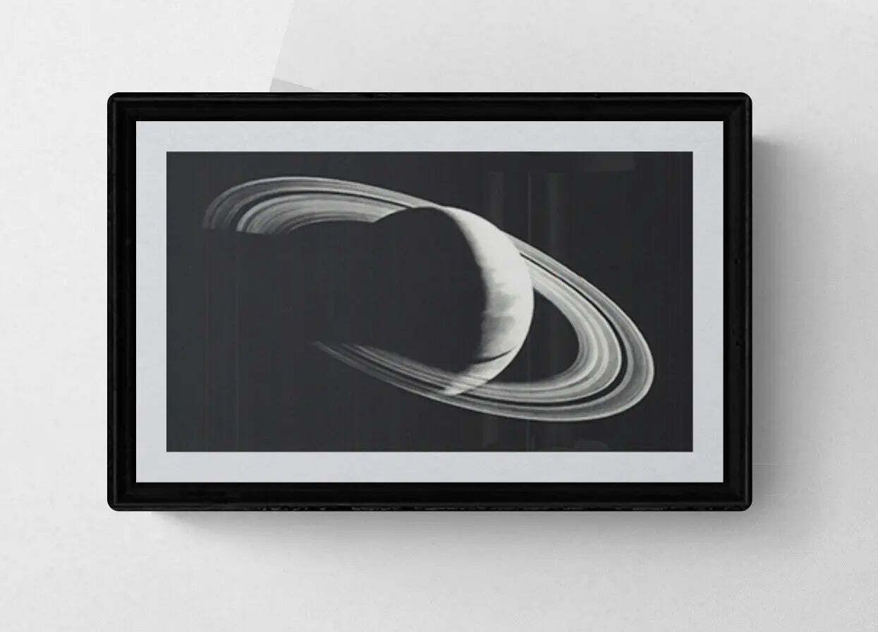 Lithographie offset encadrée Robert Longo Saturn, exposition 2006