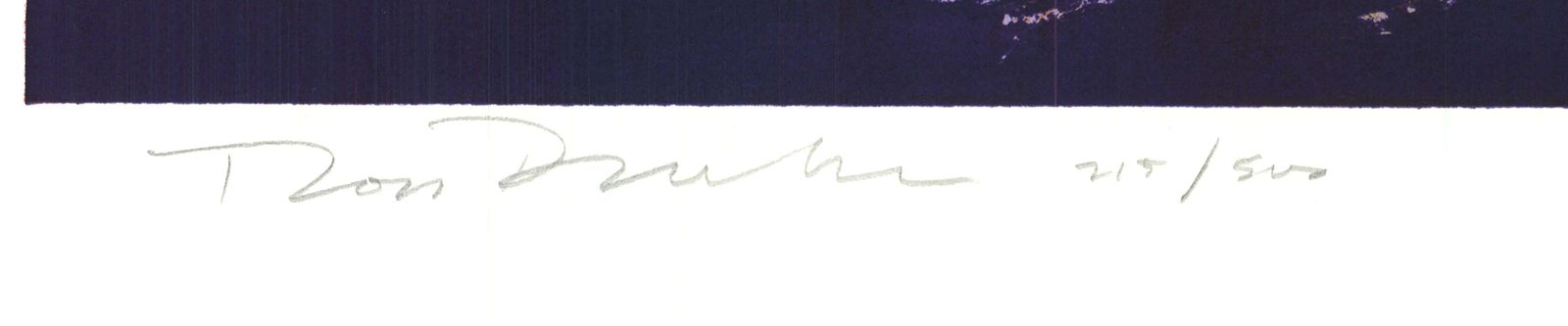 Ross Bleckner Gay Flag 1993, sérigraphie en édition limitée signée photo furniture