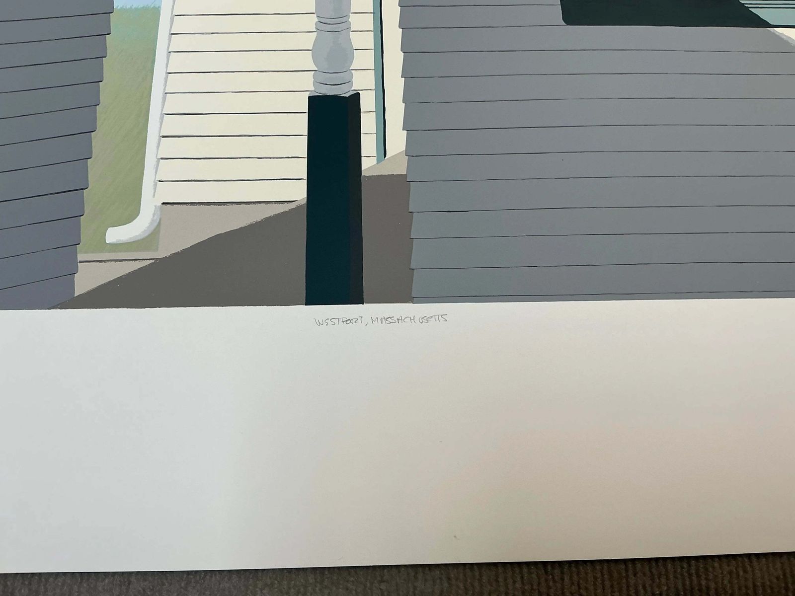 photo furniture Sérigraphie en édition limitée, Gretchen Dow Simpson, Westport, Massachusetts, 1991, signée