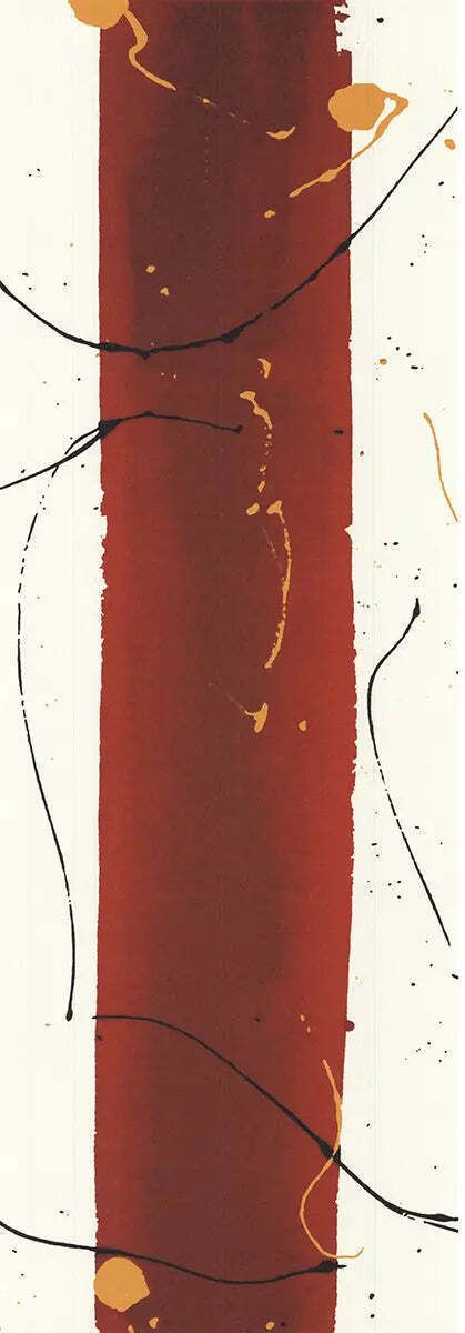 Sam Francis Untitled 1984 Abstract Expressionist Serigraph Print Poster photo furniture