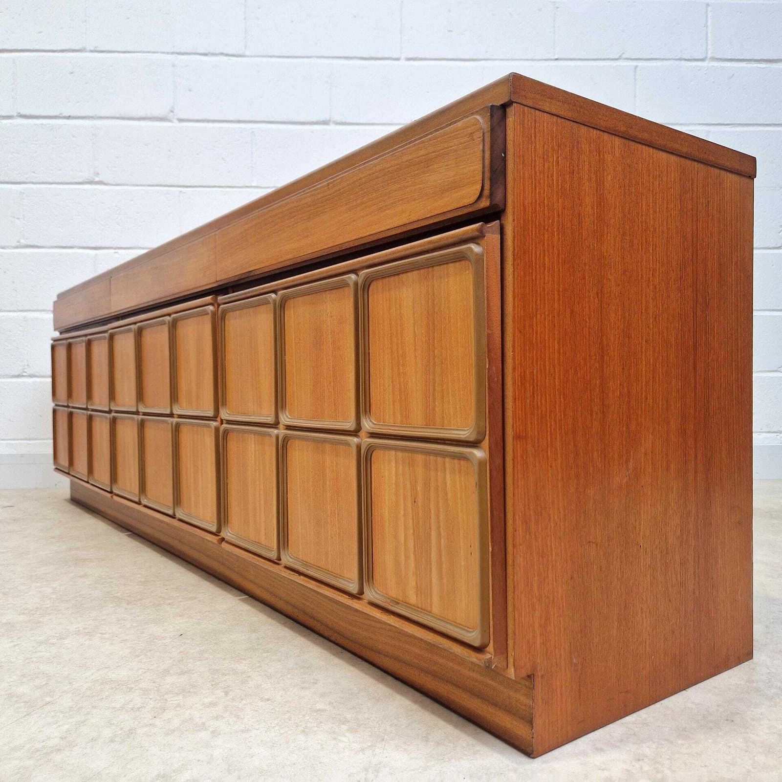 McIntosh Vintage Mid Century Danish Design Medium Teak Long Sideboard Buffet Credenza Pg234 photo 549.0