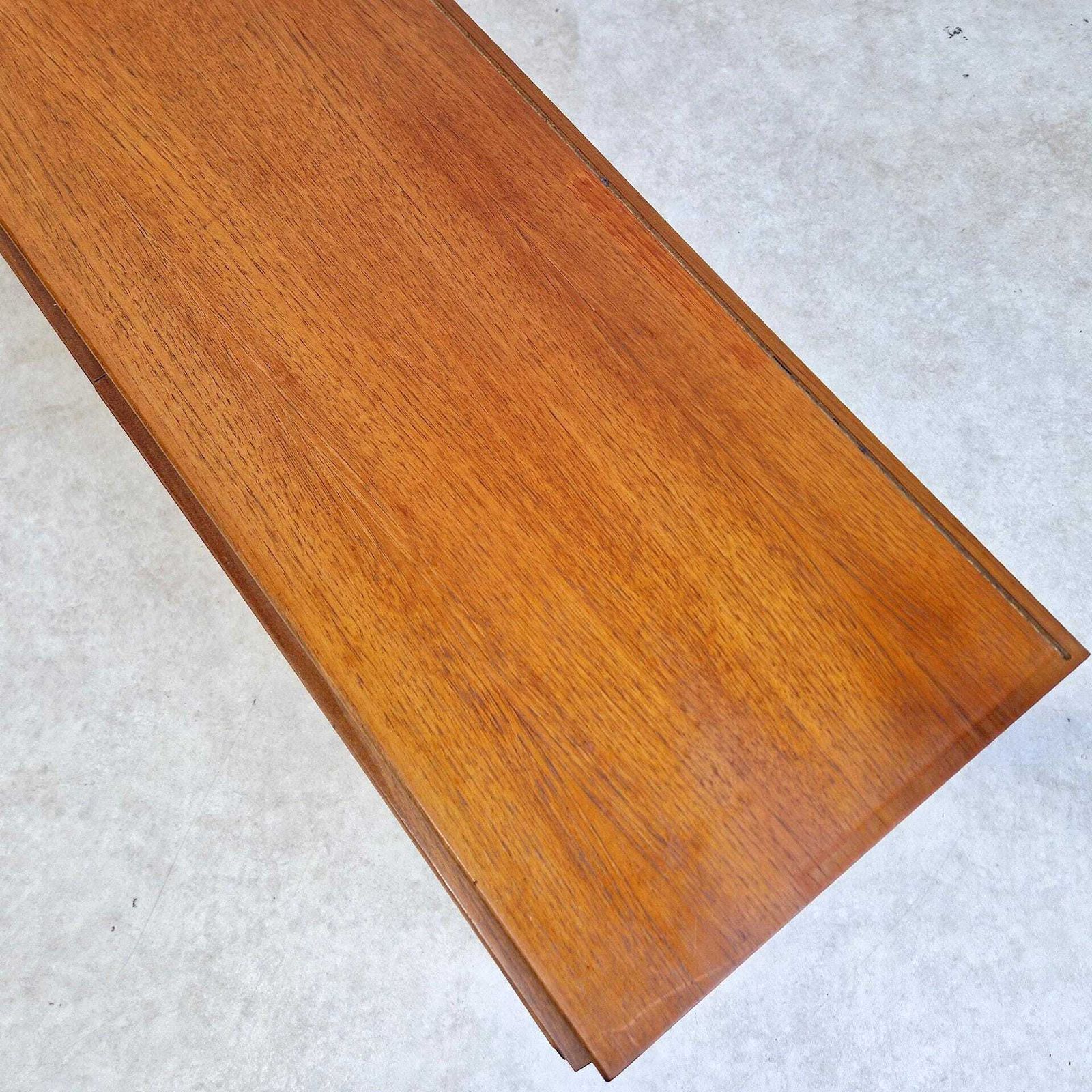 549.0 McIntosh Vintage Mid Century Danish Design Medium Teak Long Sideboard Buffet Credenza Pg234 photo