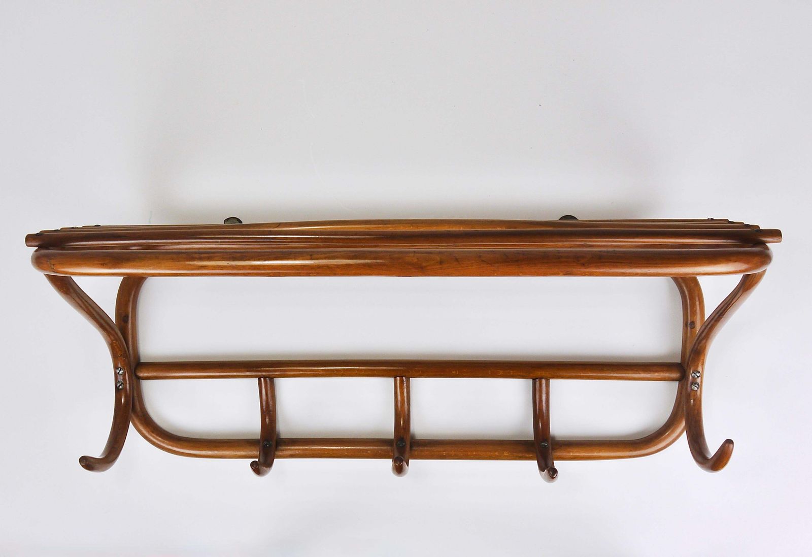 Thonet Wenen Art Nouveau Secessionist gebogen kapstok, ca. 1900, Oostenrijk photo furniture