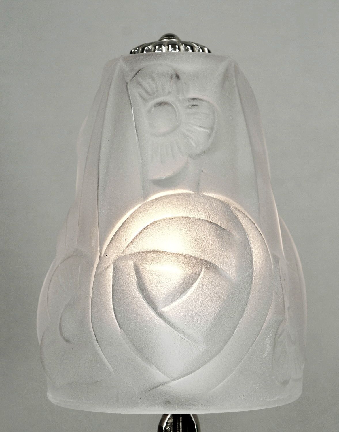 Franse art deco lamp ca. 1930 by Degue photo buy