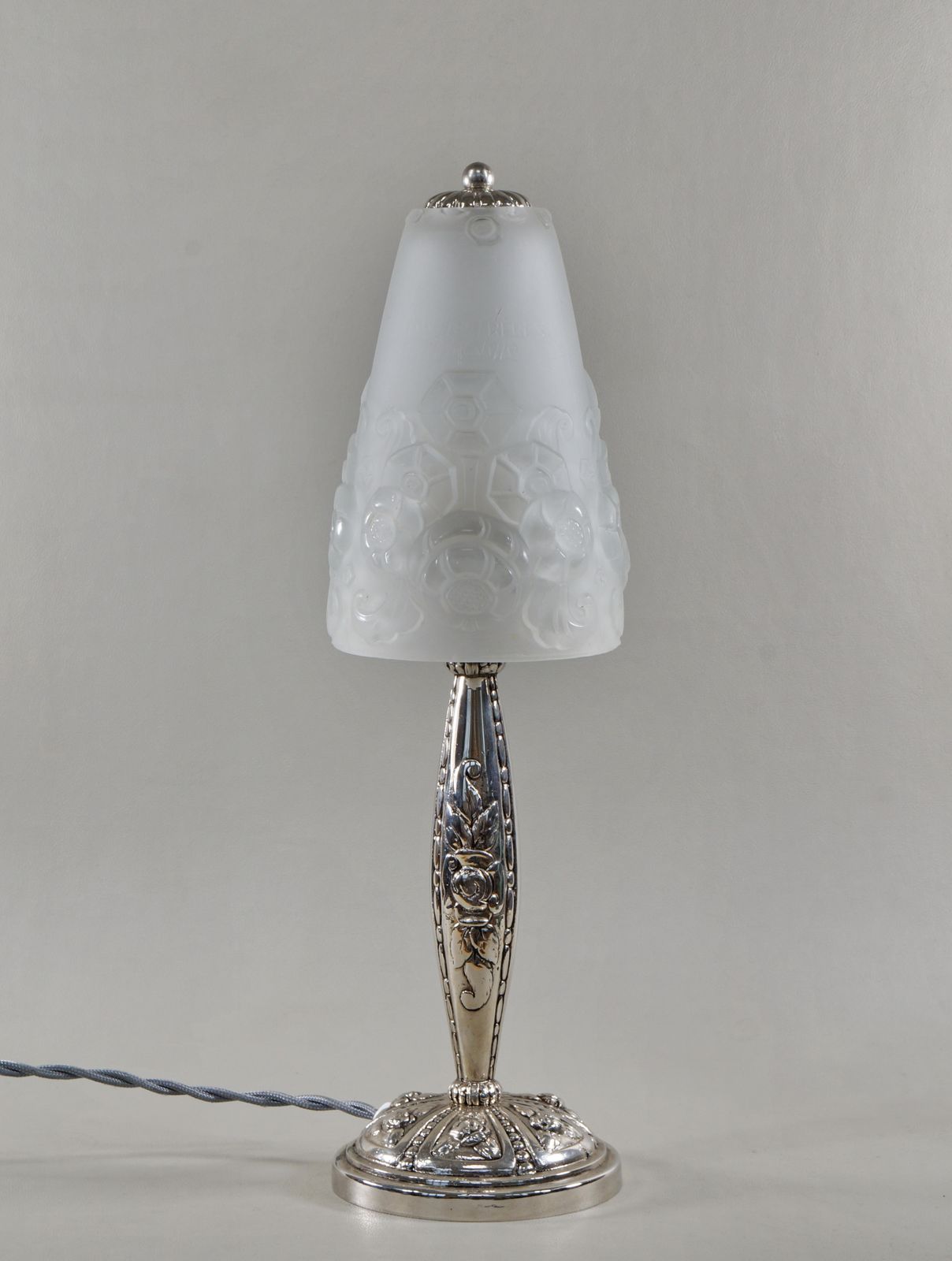 French 1930 Art Deco Lamp By Muller Freres photo for sale