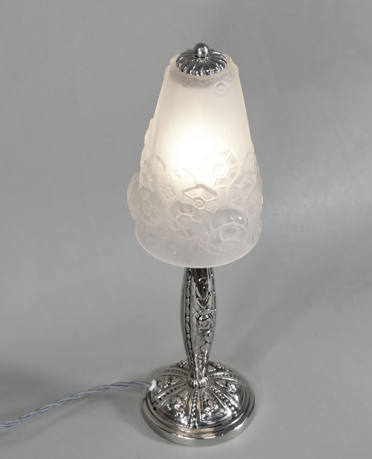 French 1930 Art Deco Lamp By Muller Freres photo 2100.0
