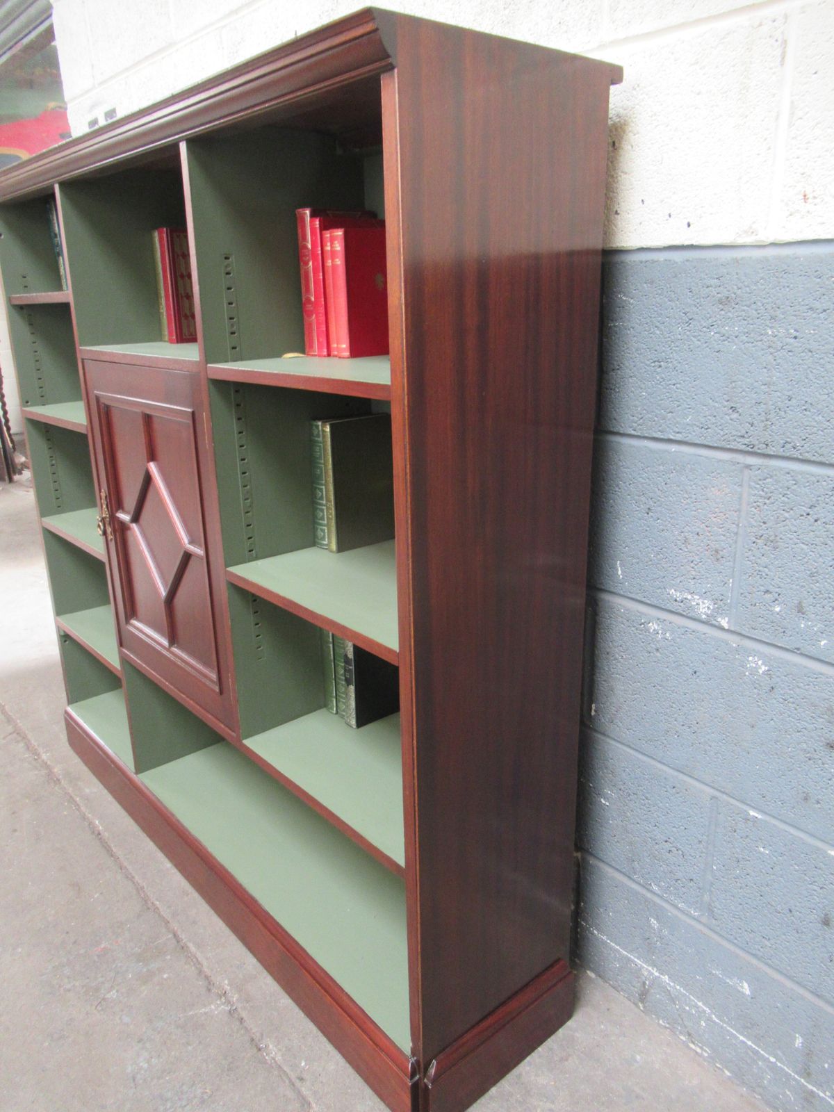 Edwardian Period Mahogany  Open Bookcase photo Furniture