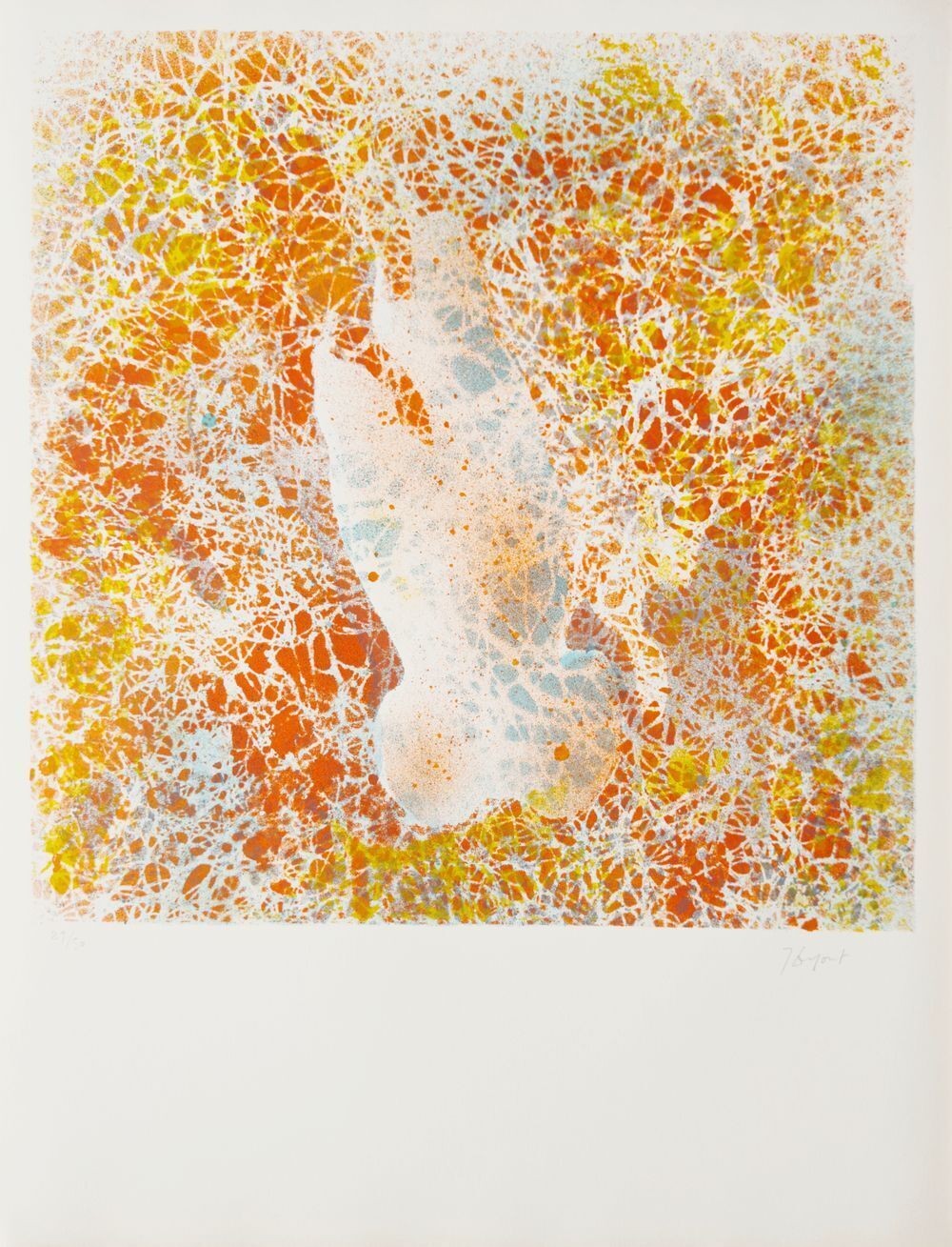 Lithographie signée Jacques Dupont Nu de dos 1969