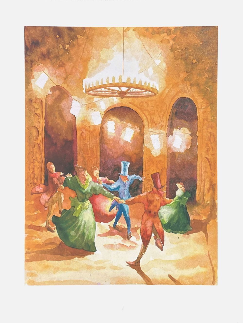 Renny Bossu Sérigraphie Le Grand Meaulne II 1993