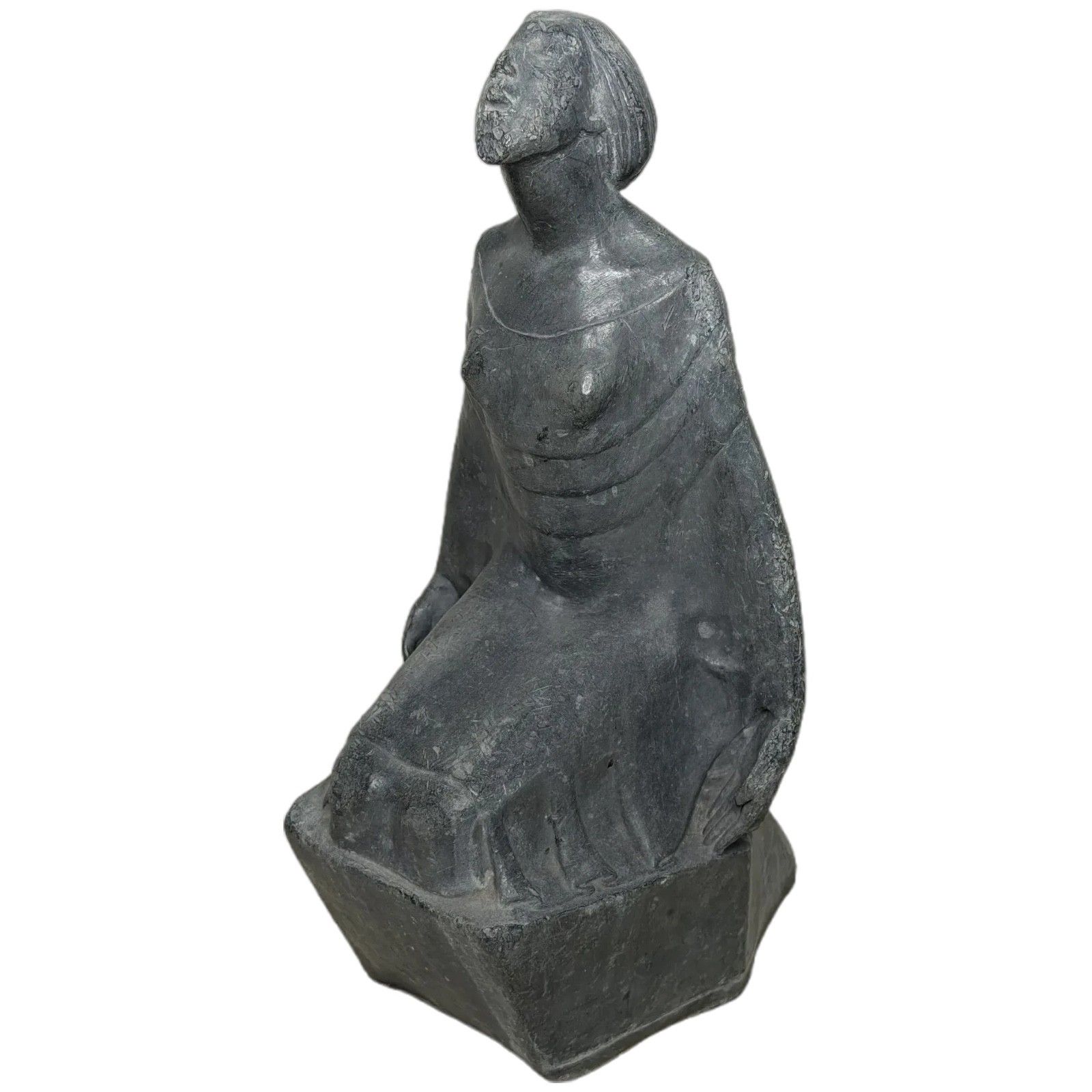 Art Deco Sculpture Joan Of Arc The Maid Of Orléans ​In The Manner Of Eric Gill