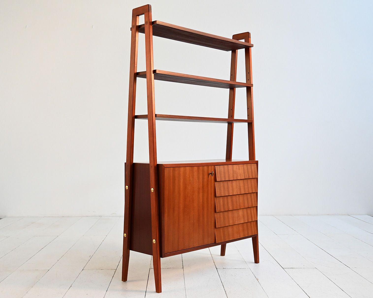 Scandinavische mahonie boekenkast, jaren 1960 photo furniture