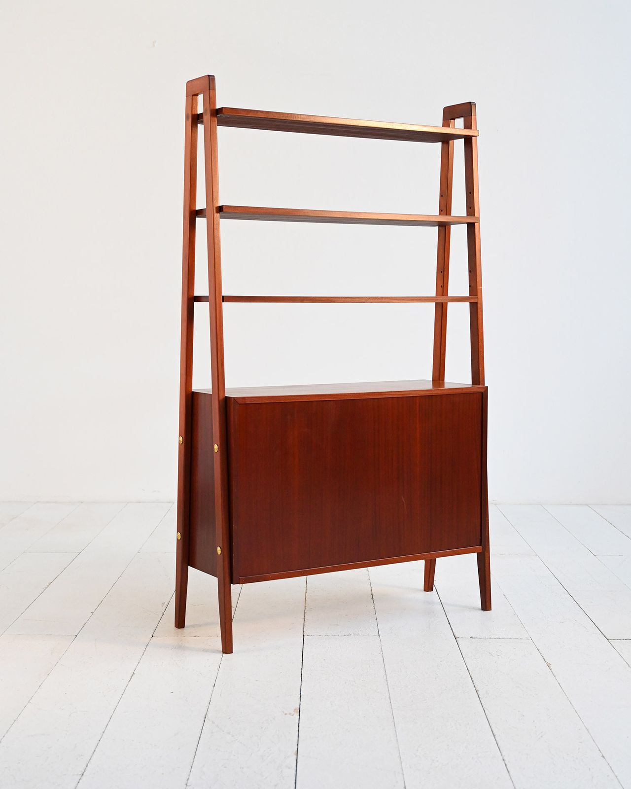 Scandinavian Mahogany Bookcase, 1960s photo vinterior
