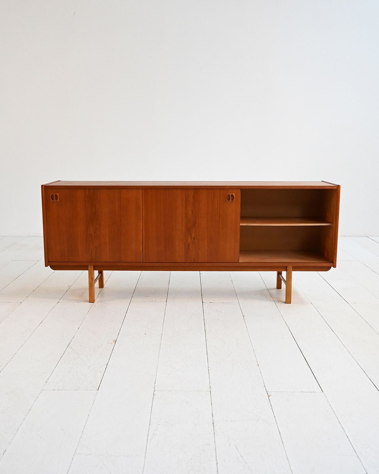 Scandinavian “Korsör” Teak Sideboard From The 1960s photo for sale