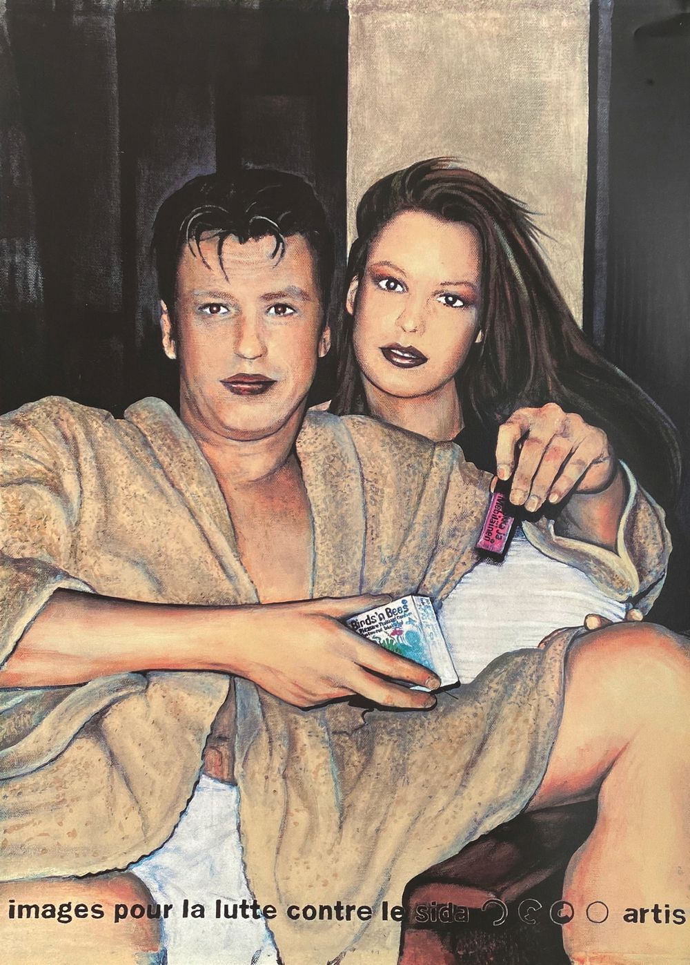 Rob Scholte Poster Images Pour La Lutte Contre Le Sida 1993