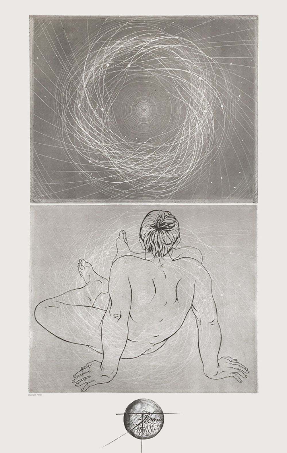 Pierre Yves Tremois Poster L'homme Aux Atomes 1973