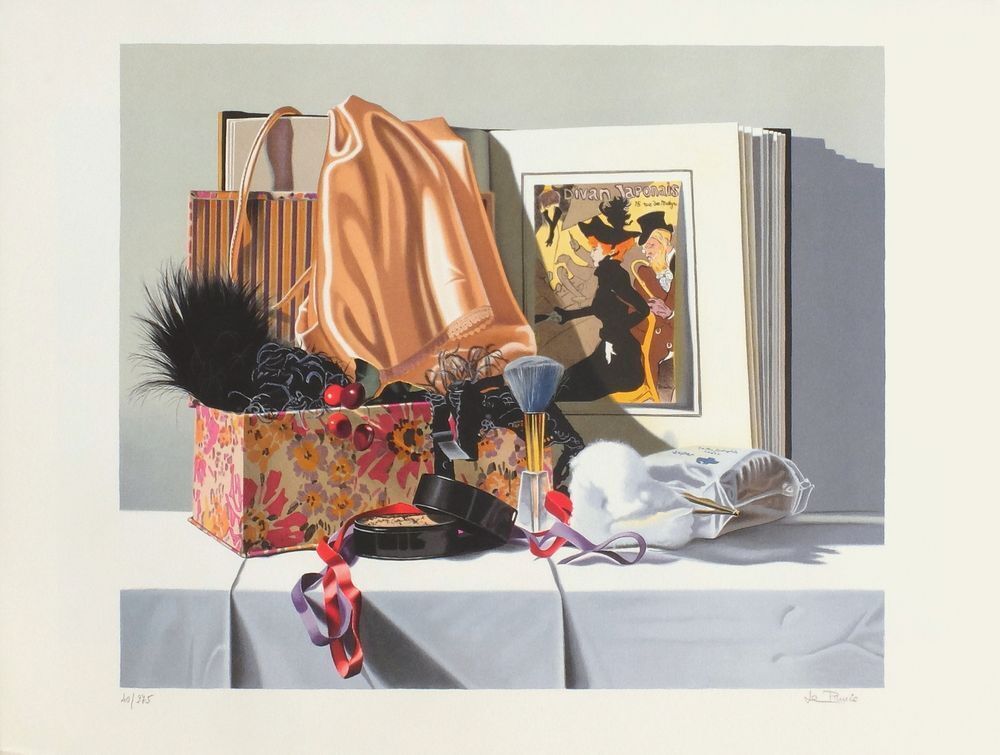 Nadine Le Prince Gesigneerde Lithografie Divan Japonais 1990