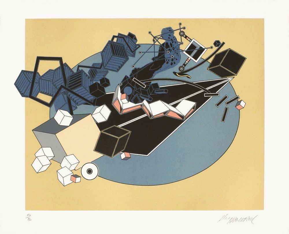 Alain Le Yaouanc Gesigneerde Litho Le Voyage D'ulysse I 1977