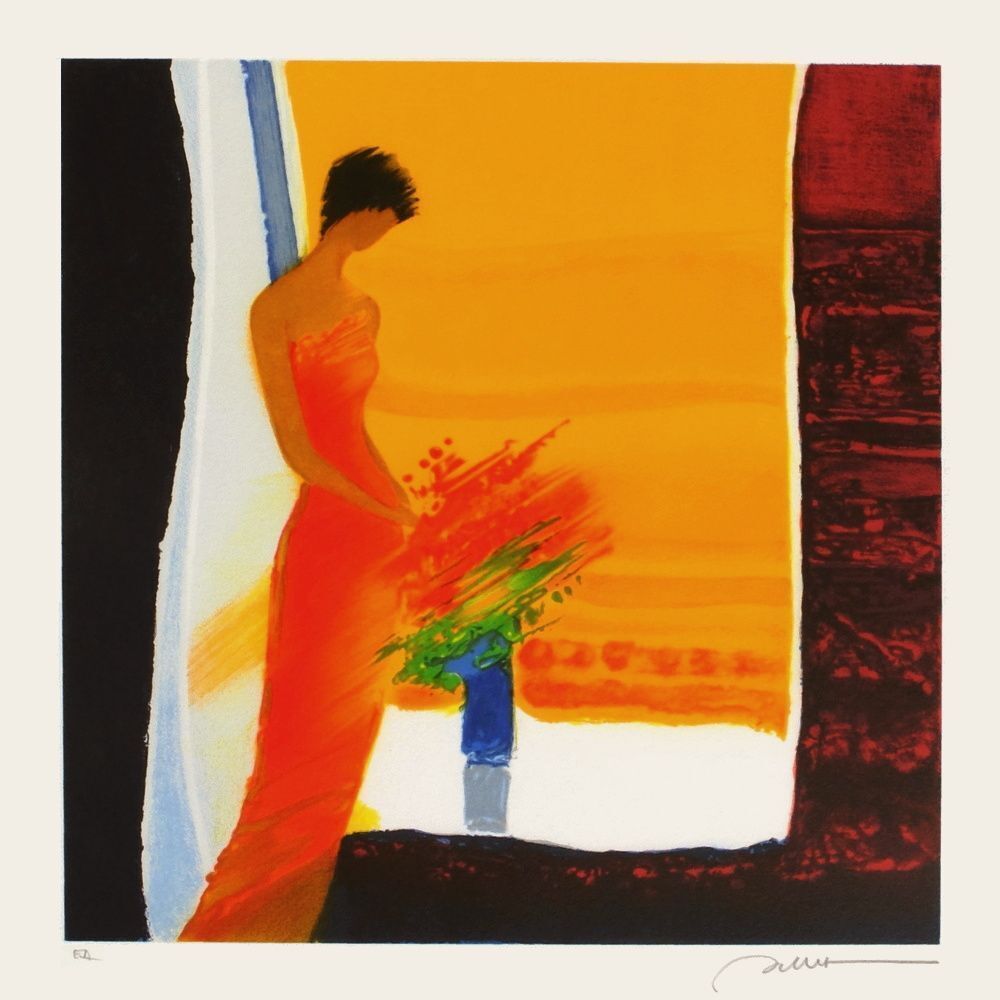 Emile Bellet Gesigneerde Litho L'or Des Iles