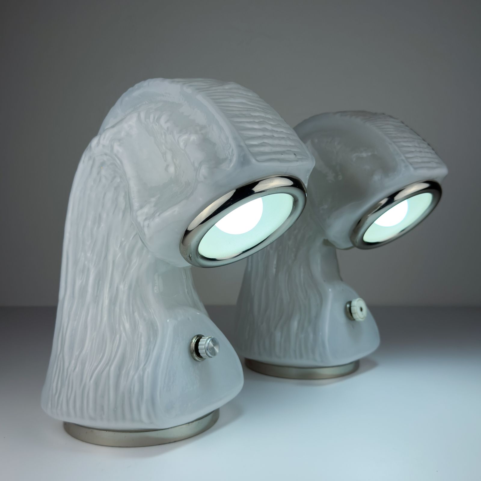 photo for sale Table Lamp Osso By Carlo Nason For Mazzega, Italy 1970s, Set Of 2