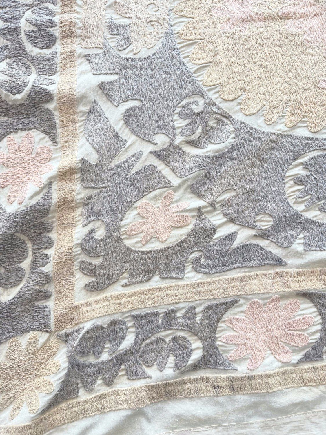 Decorative Suzani Tablecloth   4'138 X 152 Cm photo for sale