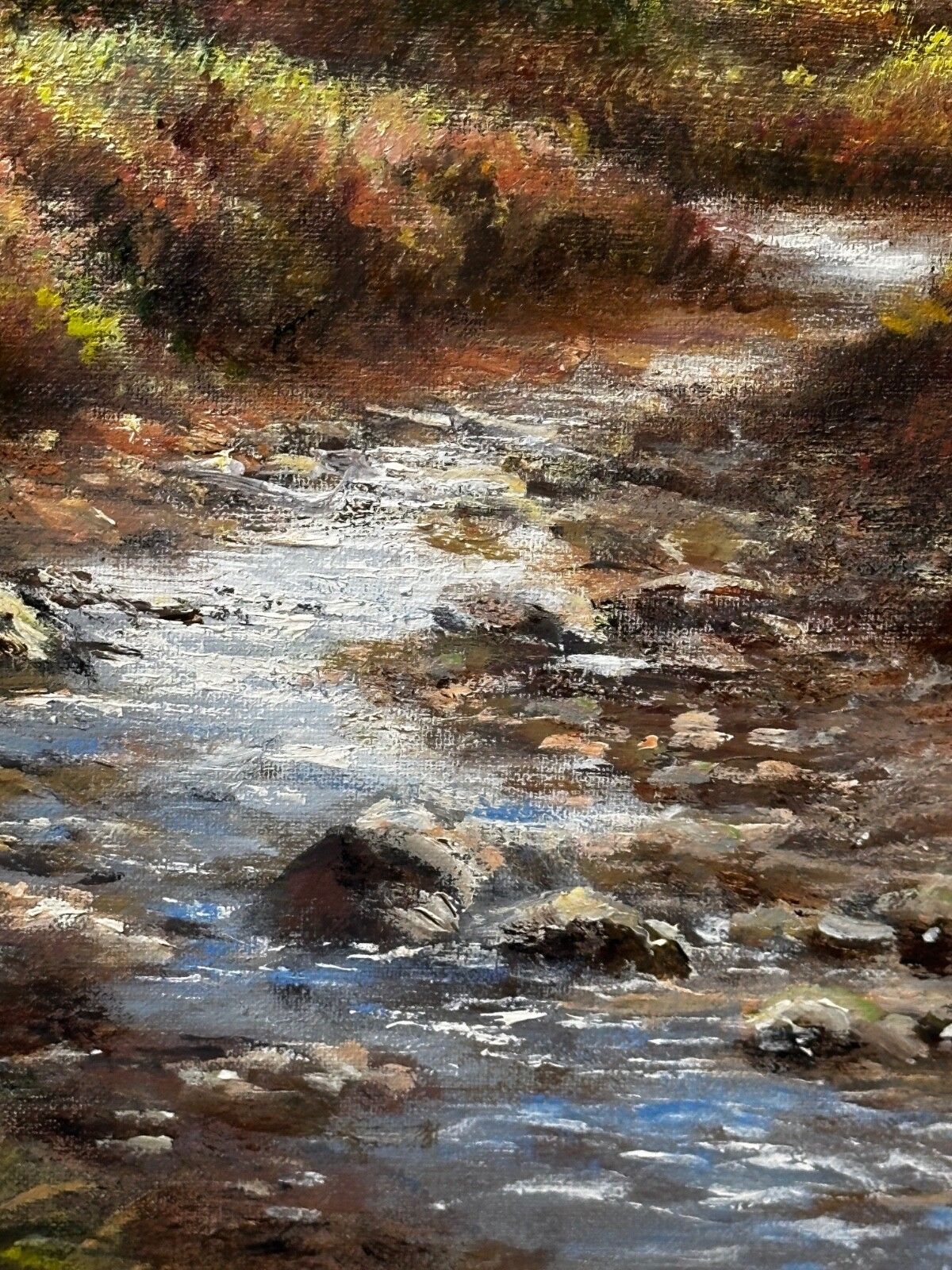 Kunst Vintage olieverfschilderij Schotse Hooglanden schapen in het Ben Nevis-gebergte door Wendy Reeves photo