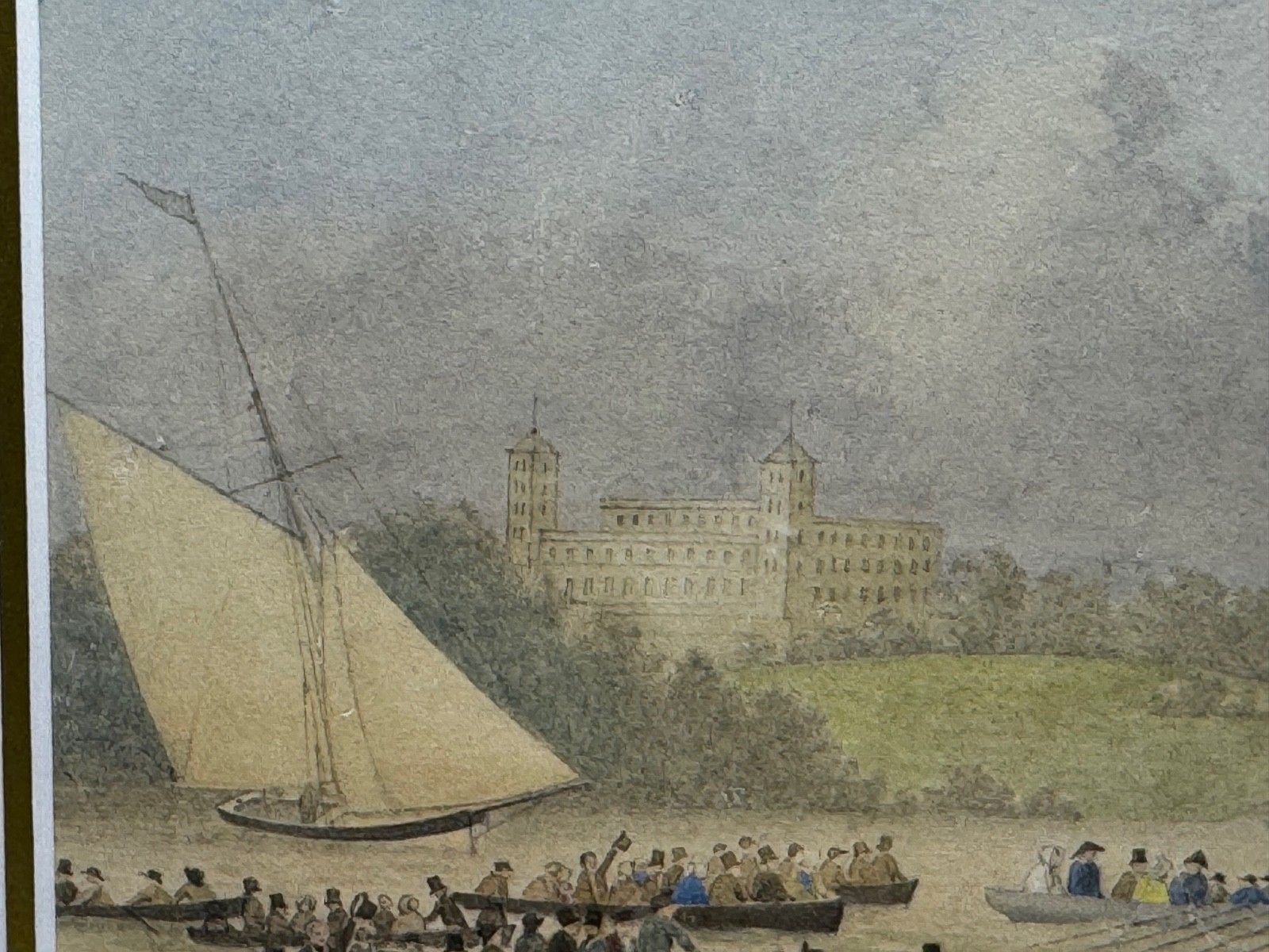 photo furniture Victorian Marine Painting Hmy Victoria & Albert First Royal Steam Yacht Off Osborne House In The Manner Nicholas Matthew Condy