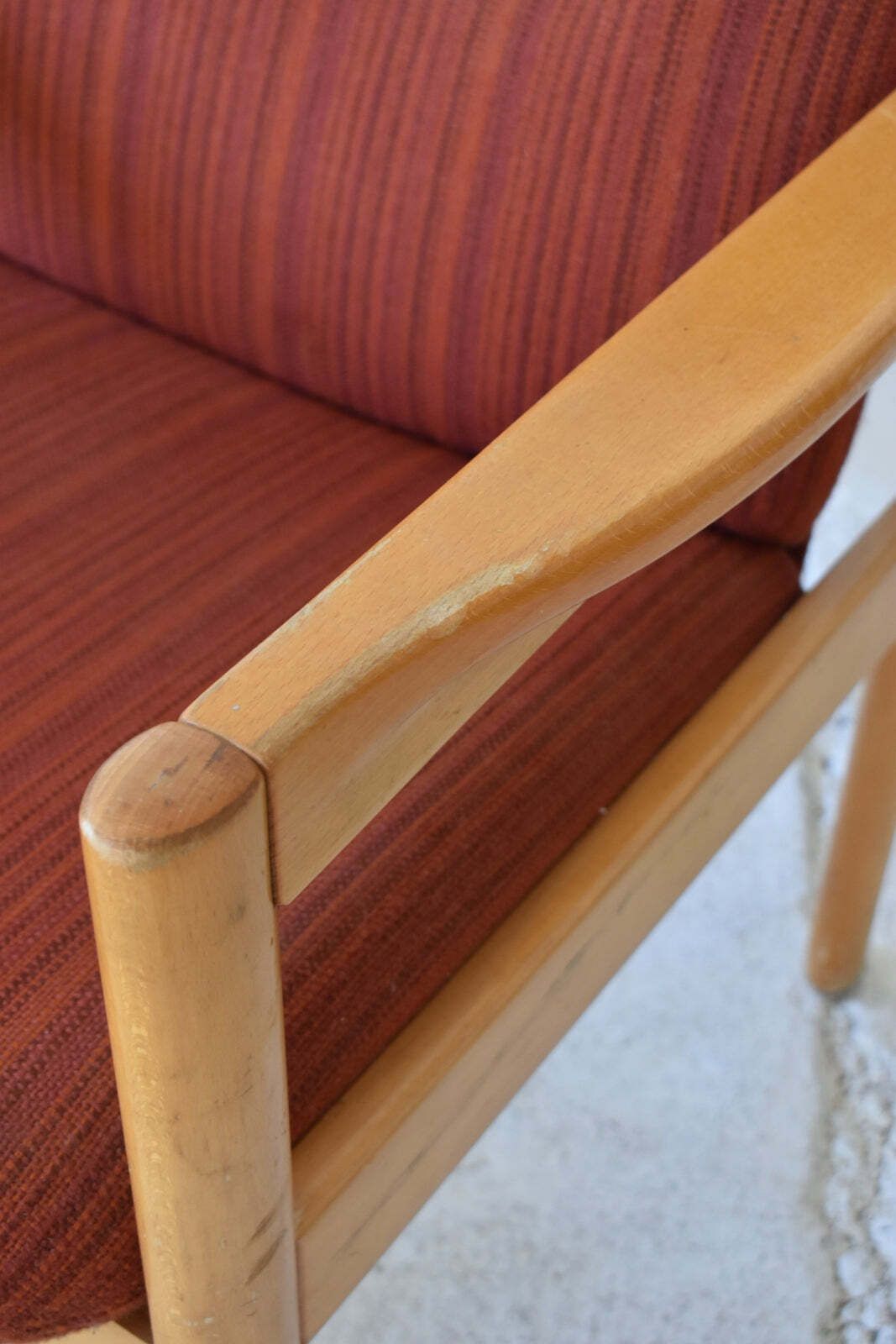 Scandinavisch Modern Fauteuil jaren 1970 photo vintage