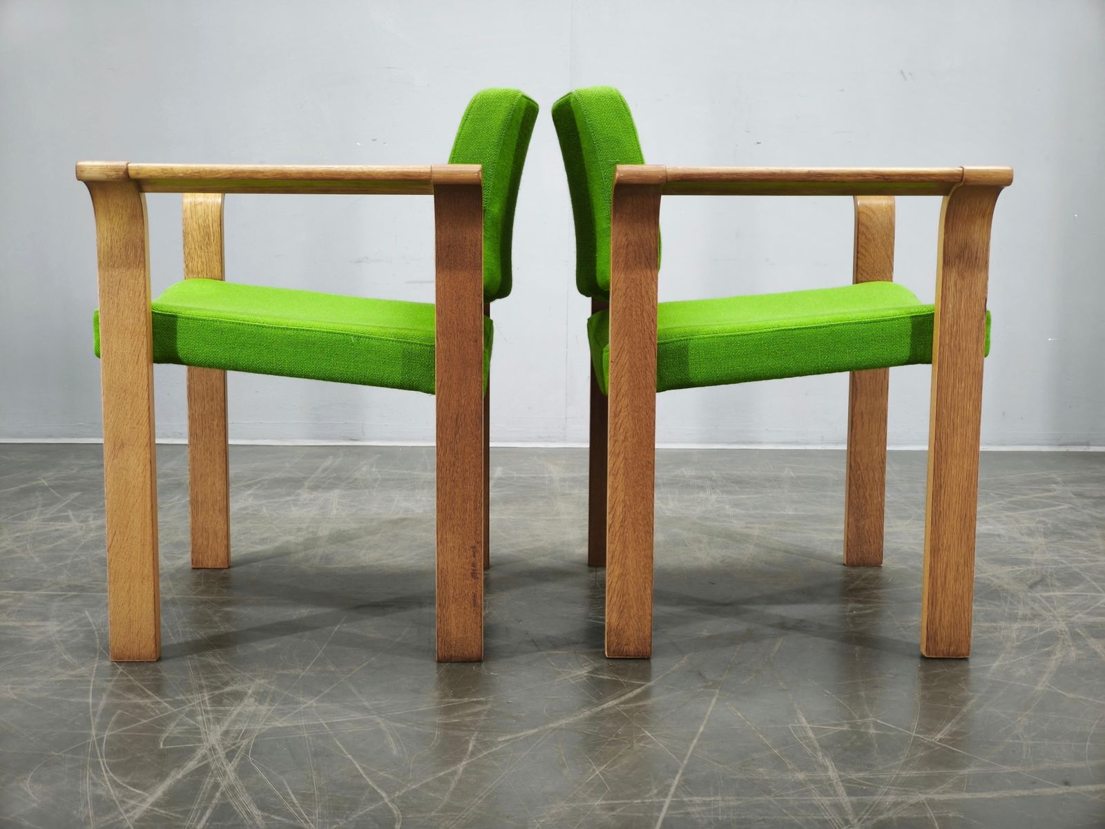 Set van 4 Deense Eiken Fauteuils van Magnus Olesen, ca. jaren 1960 photo Meubels