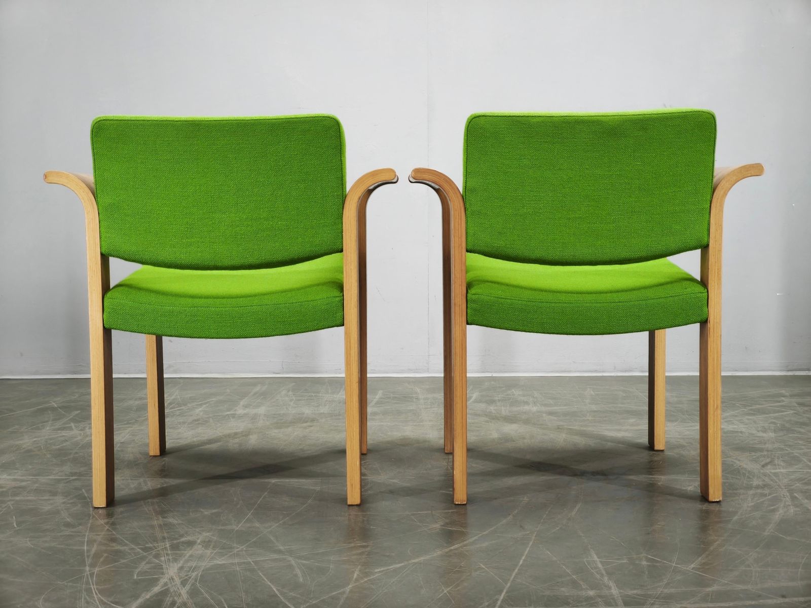 Lot de 4 fauteuils danois en chêne par Magnus Olesen, années 1960 photo 1299.0
