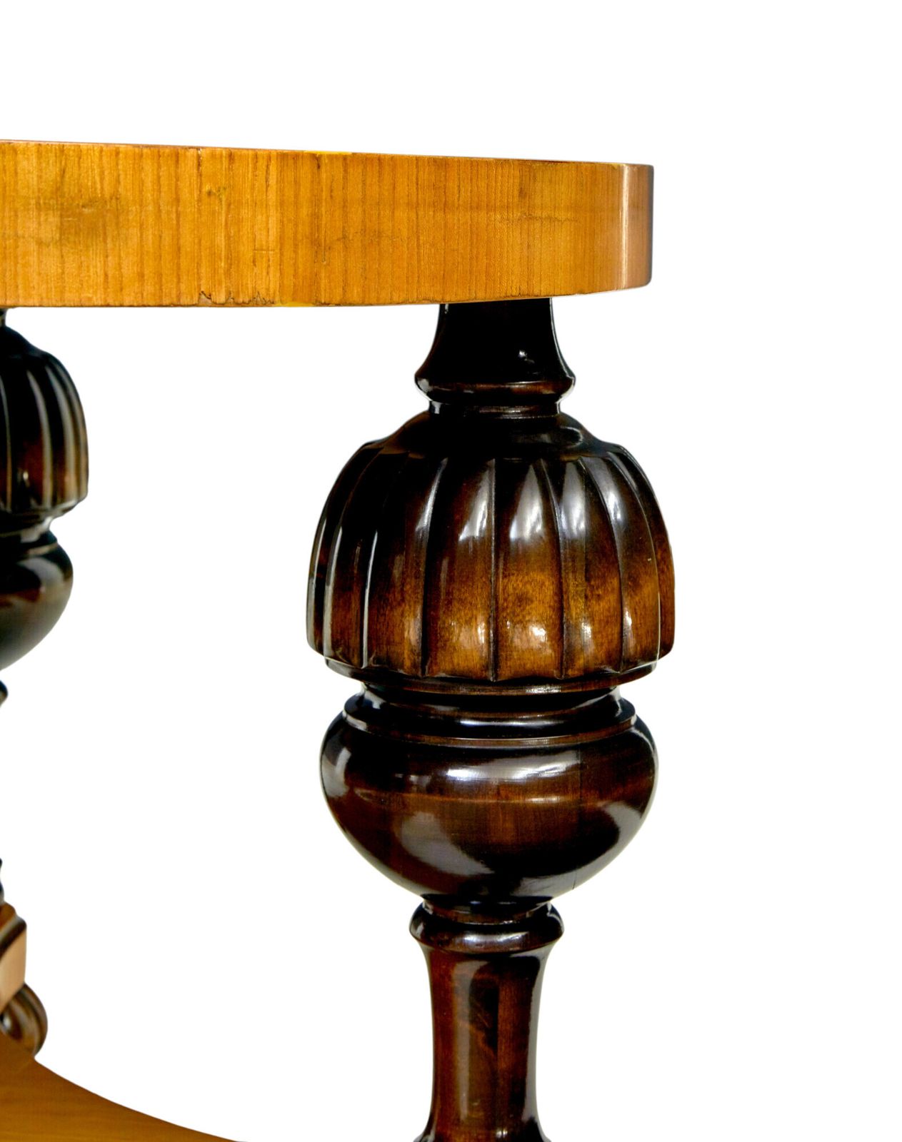 Swedish Mid Century Art Deco Inspired Elm Root Coffee Table photo furniture