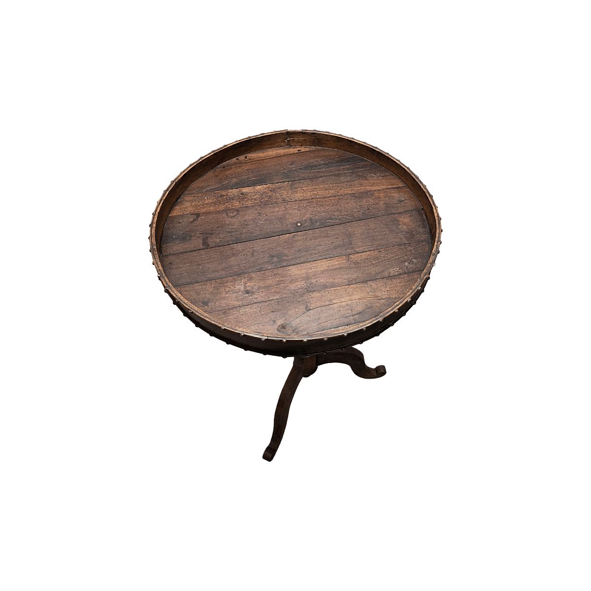 Antieke Franse gueridon met opstaande rand, midden 19e eeuw photo furniture