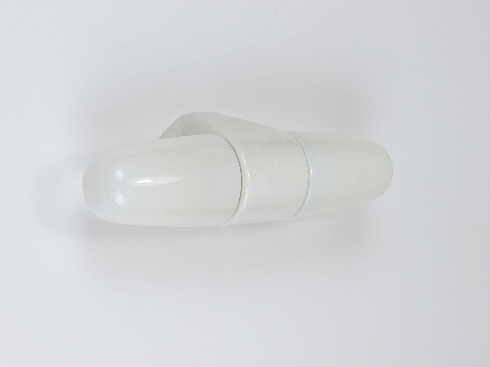 Wilhelm Wagenfeld Bauhaus Witte Dubbele Wandlamp, Duitsland, jaren 1950 photo Verlichting