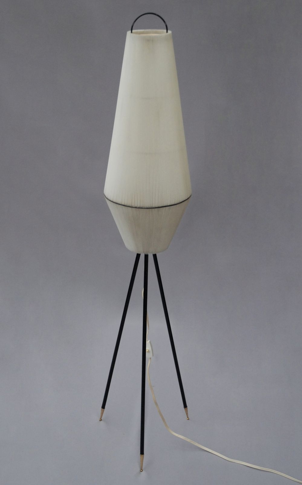 Mid Century Tripod Floor Lamp Attributed To Aro Leuchten, Germany. 1960s photo 995.0
