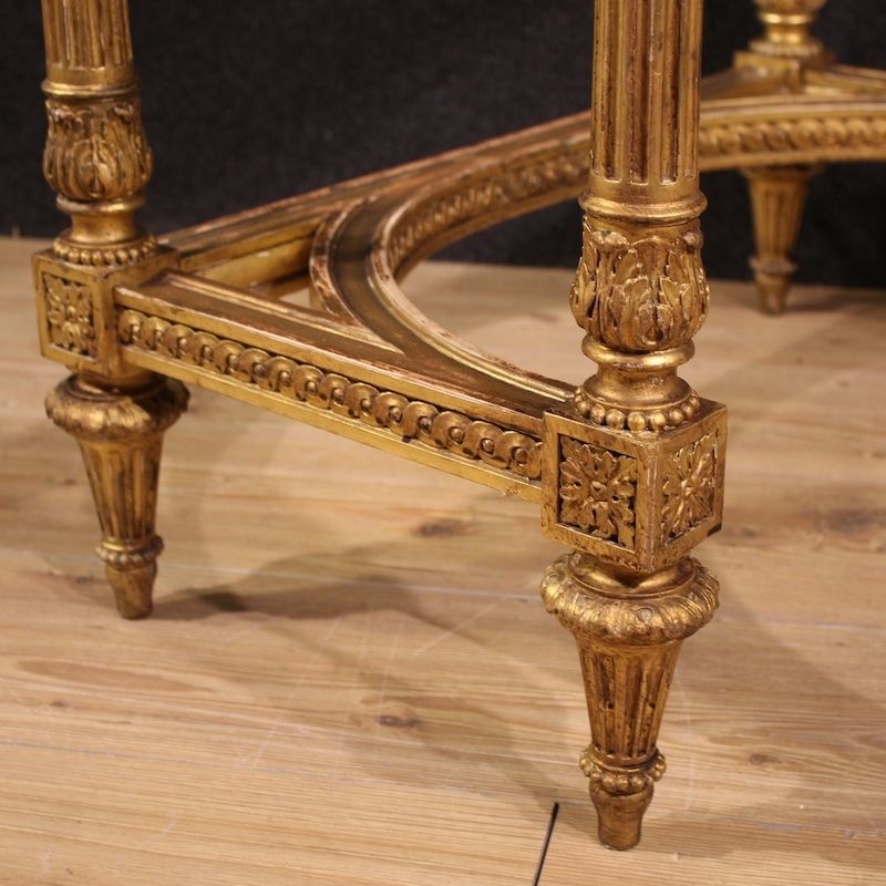 6000.0 French Lacquered And Gilded Side Table By Sormani In The Louis XVI Style photo