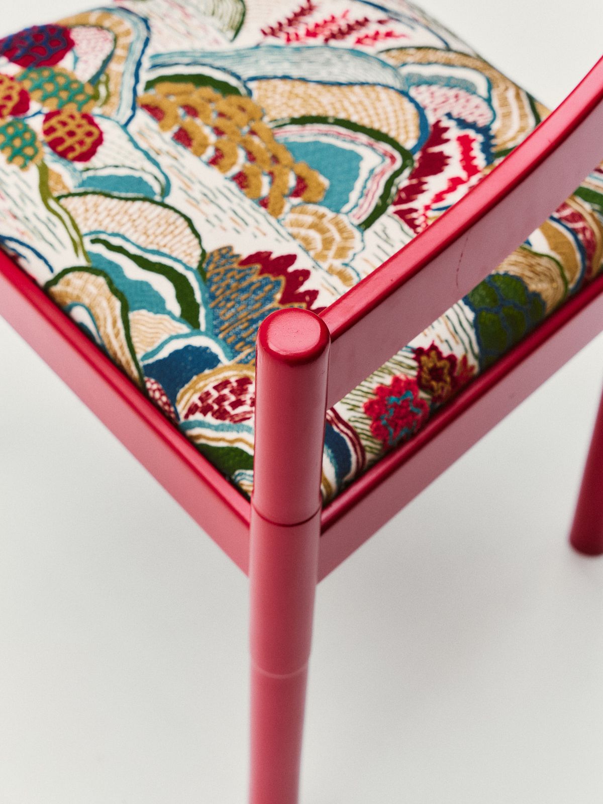 photo furniture Vico Magistretti C1960s Carimate Chair In Liberty's Mount Stitch In Acacia