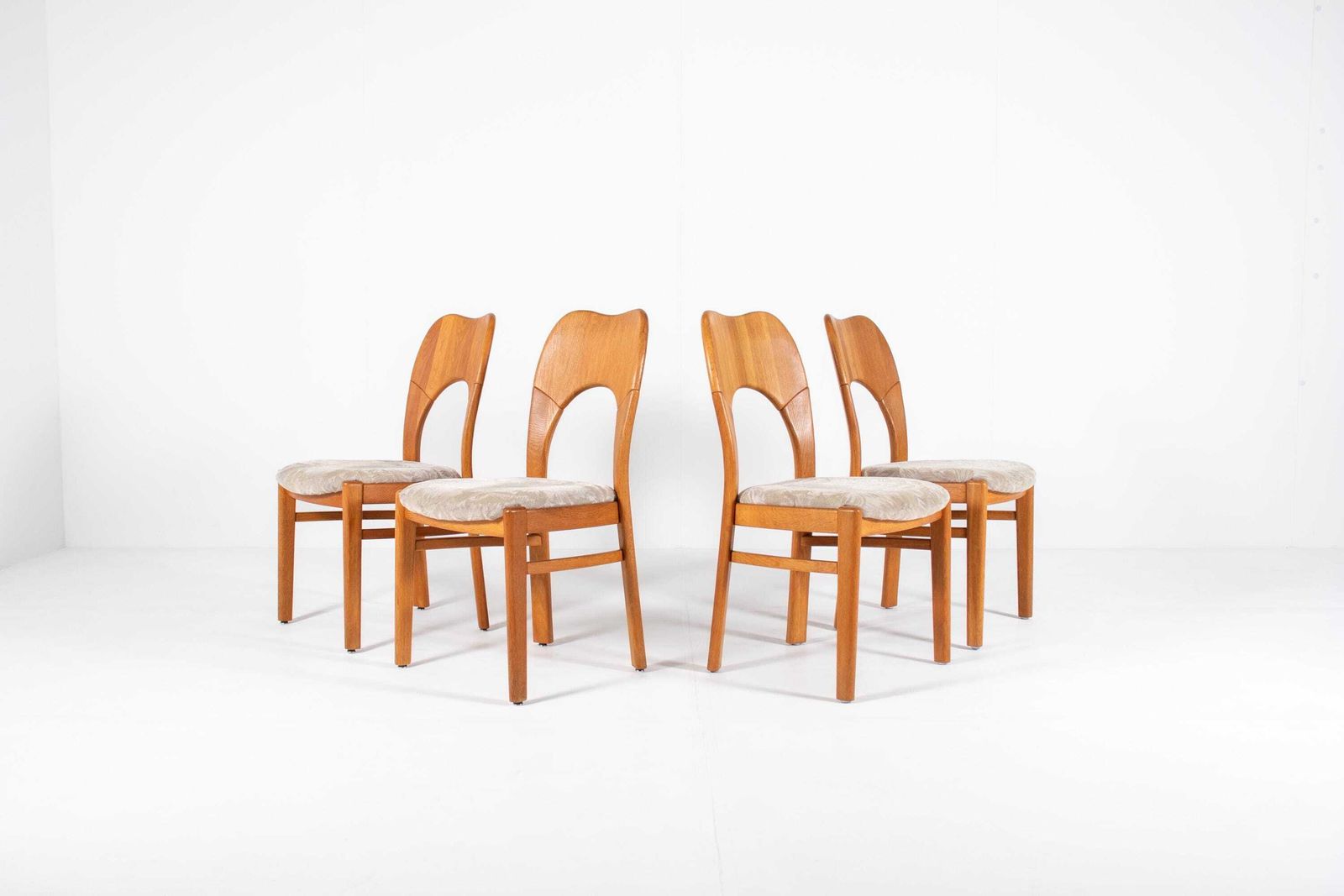 Set van 4 Vintage "Morten" Eetkamerstoelen Toegeschreven aan Niels Koefoed, jaren 1960