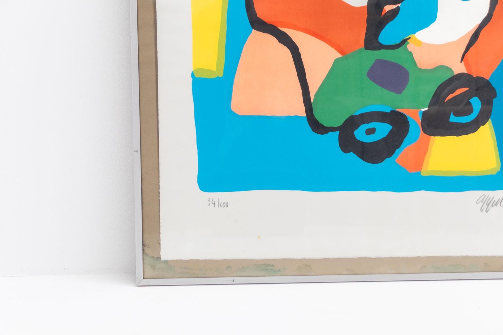 Karel Appel - "Mother And Child" Gesigneerde & genummerde lithografie 34/100, 1972 photo furniture