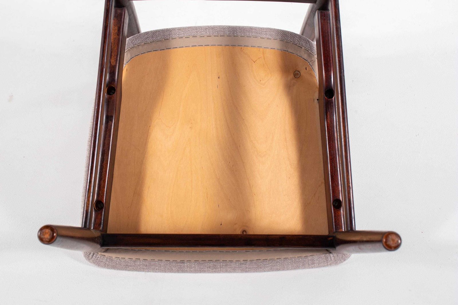 2615.0 Set van 6 Deense Palissander Eetkamerstoelen, Denemarken, jaren 1960 - Opnieuw Bekleed photo