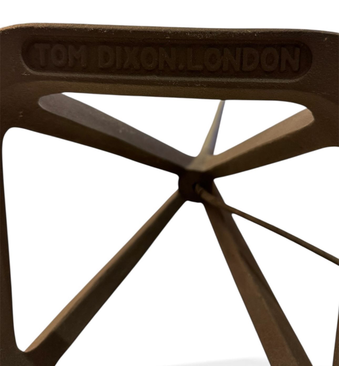 Tom Dixon Base Floor Lamp With Pyramid Stem & Brass Shade photo buy
