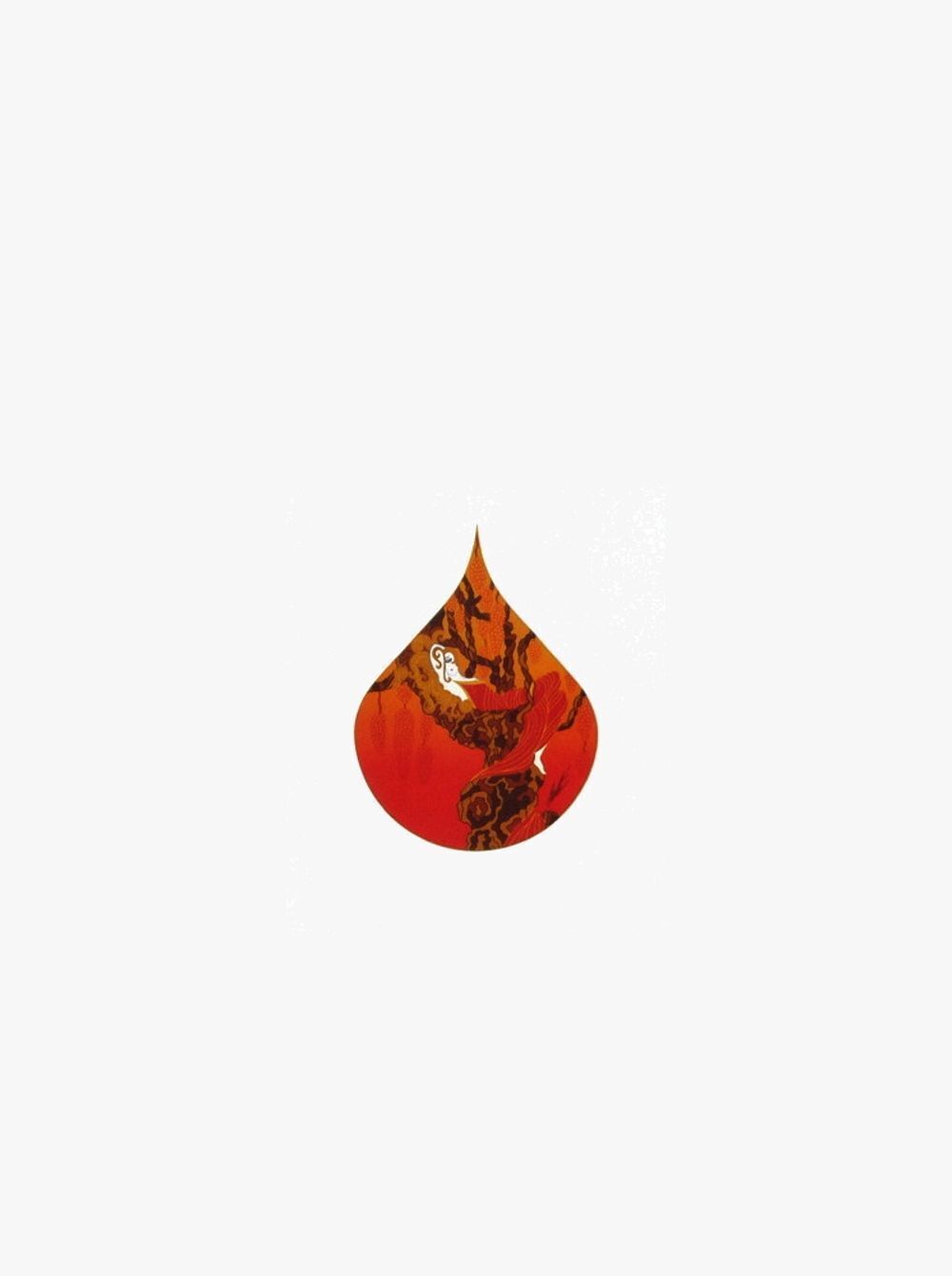 (Romain De Tirtoff) Erté Zeefdruk Cognac Courvoisier Vigne 1988